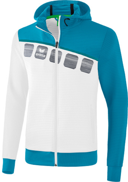 ERIMA Fußball - Teamsport Textil - Jacken 5-C Trainingsjacke mit Kapuze Kids