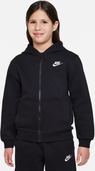 NIKE Kinder Unterjacke K NSW CLUB FLC HD FZ LS LBR
