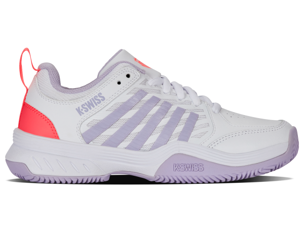 K-SWISS COURT EXPRESS 2 CLAY~WH/ORCPTL/NEONBLZ~M