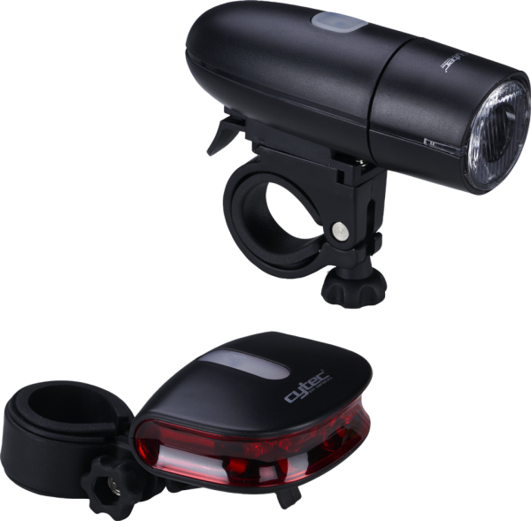 CYTEC Fahrradlicht-Set 23 LUX Batterie StVZO