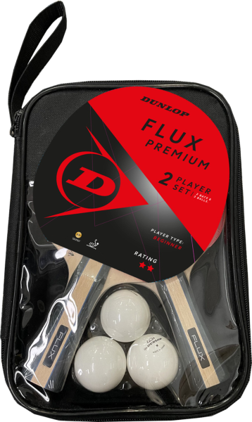 DUNLOP Tischtennis-Set FLUX PREMIUM 2 PLAYER SET