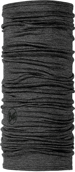 BUFF Herren Schal WOOL SOLID GREY