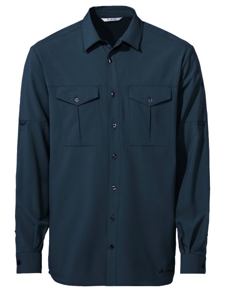 VAUDE Me Rosemoor LS Shirt II, dark sea uni, L