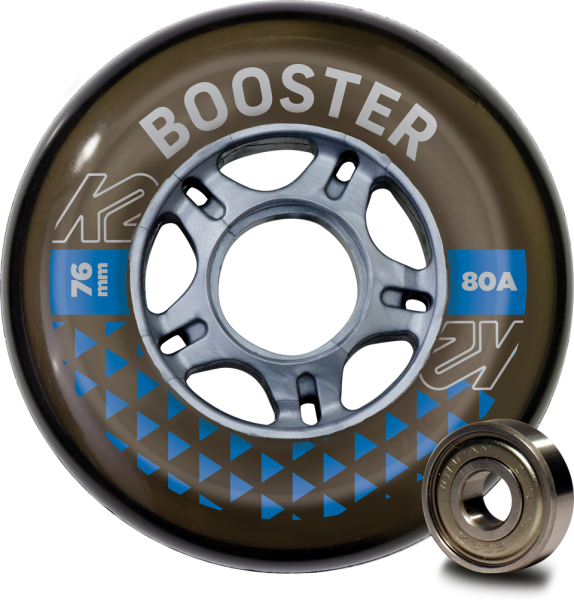 K2 BOOSTER 76MM 80A 8-WHEEL PACK W ILQ 5
