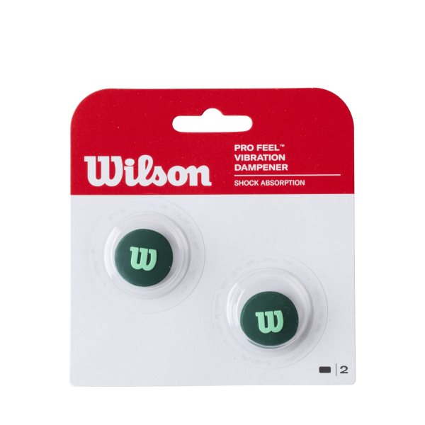 WILSON PRO FEEL BLADE DAMPENER 2 PACK GREEN
