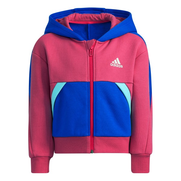 ADIDAS Little Girl Fleece Hooded Jacket